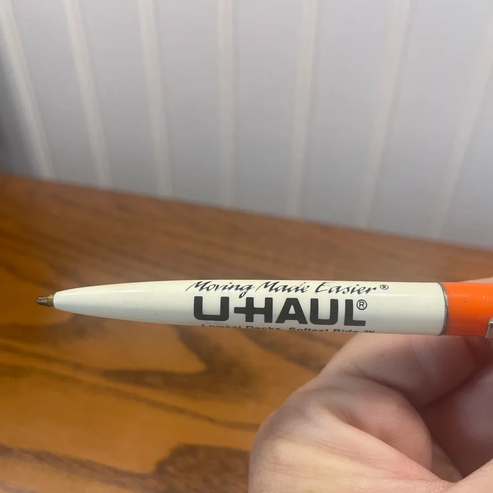 U Haul Moving Made Easier VINTAGE U-HAUL Ballpoint Pen Bic